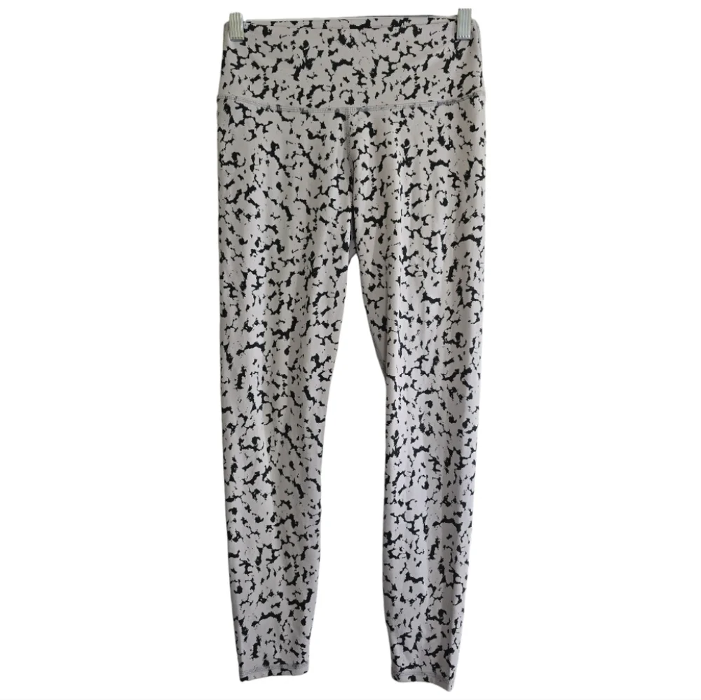 VARLEY Century 2.0 Printed Leggings Small Low-impact Cropped Lolux Print Jersey - Picture 2 of 6
